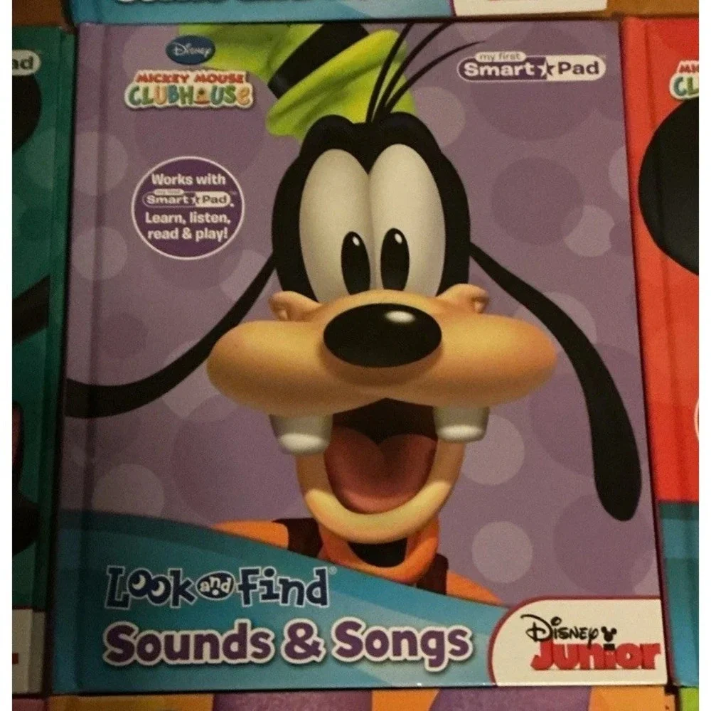 Mickey Mouse Clubhouse My First Smart Pad Books Lot Of 7, ABC, 1 2 3, Words‎